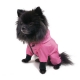 Dog rain overall pink, size 3XL